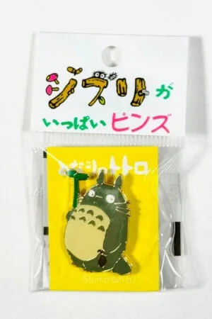 Pin's Totoro Parapluie Feuille
